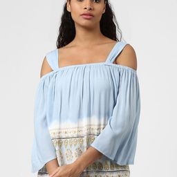 Harpa Women Blue Printed Top-image-91