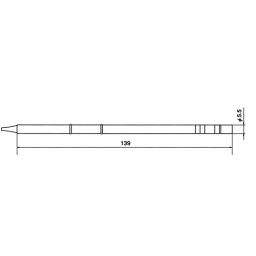 Hakko Soldering Tip T12 Lead Free Solder BC/C Type, T12-BCF3Z (10) (Set of 10)-17