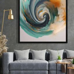 999Store Printed Multicolor Canvas Wall Art-image-78