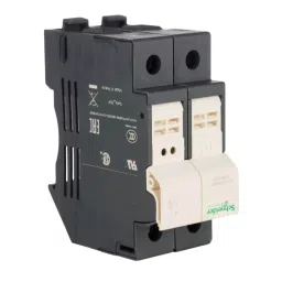 Schneider Electric 1+N Pole 690 V AC/DC 32 A 10x38 mm Rail Mount Fuse Holder, DF101N-image-11