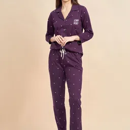 PASTEL CLIP Women Printed Night suit-picture-28