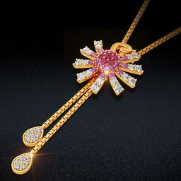 Joyalukkas Soft Blossom Gold Necklace-image-58