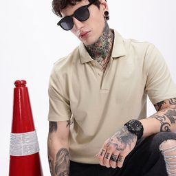 Kook N Keech Solid Polo Collar T-shirt-image-78
