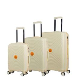 Nasher Miles Goa Hard-sided Polypropylene Set of 3 Cream Yellow Orange Trolley Bags(55,65&75Cm)-image-40