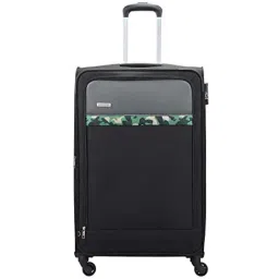 Aristocrat Commander Black Solid Soft Large Trolley Bag - 36 cm-0