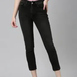 SHOWOFF Grey Denim Regular Fit Mid Rise Jeans-image-99