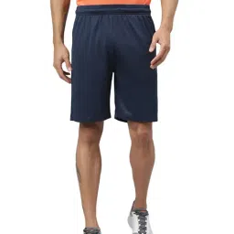 AlCIS Navy Anti-Static Slim Fit Training Shorts-image-1