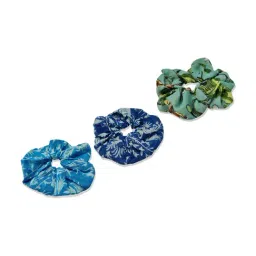 Aditi Wasan Multicolor Printed Scrunchies - Set of 3-5