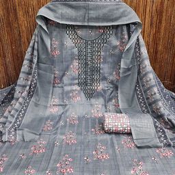 MANVAA Embellished Unstitched Dress Material-picture-14