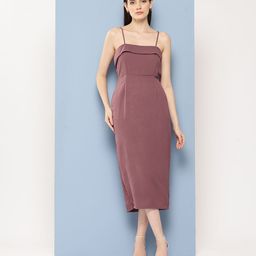 Chemistry Shoulder Straps Sheath Dress-picture-17