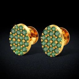 Joyalukkas 22k Gold Curvilinear Stud Earrings for Women-image-73
