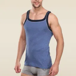 Jockey US54 Light Blue Gym Vest with Back Panel Graphic Print (Shoulder Strap Color May Vary)-image-122
