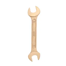 De Neers 9/16x11/16 WW Aluminum Bronze Non Sparking Double Open End Spanner, NS-A-D/E9/16x 11/16 W-18