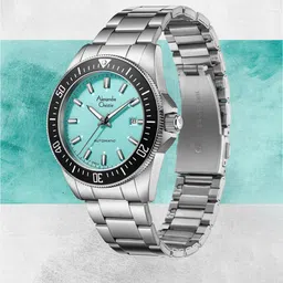 Alexandre Christie Men Dial & Stainless Steel Bracelet Style Straps Analogue Watch-image-76