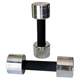 HackerX 2-Pcs Steel Dumbbells - 4 kg Each image 2