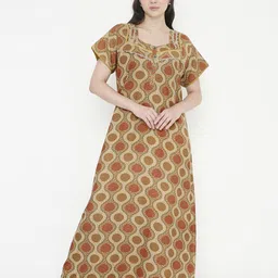 NIGHTSPREE Printed Maxi Nightdress-picture-10