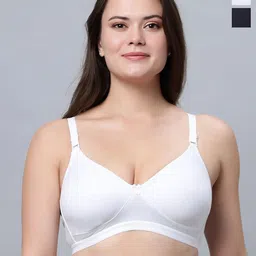 Eden Pack Of 2 Non Wired Non Padded Full Coverage Cooling T-shirt Bra-picture-18