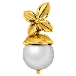 P.C. Chandra Jewellers 14k Yellow Gold Tulip Drop Pendant-image-80