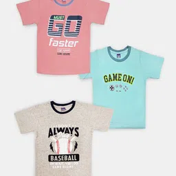 Here&Now X Game Begins Boys Pack of 3 Assorted T-shirt-10