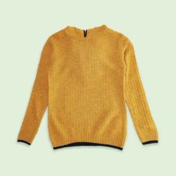 Pantaloons Junior Yellow Regular Fit Full Sleeves Sweater-picture-40