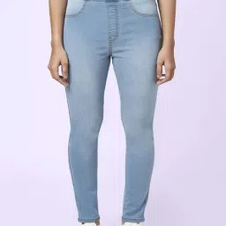 YU by Pantaloons Blue High Rise Jeggings-image-44