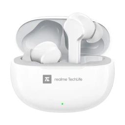 Realme TechLife Buds T100 In Ear Bluetooth Earbuds with AI ENC & 28H Playback (White, True Wireless)-image-6