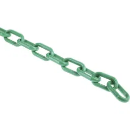 RS PRO Green, White Polypropylene Chain Barrier Model No 1757377-image-2