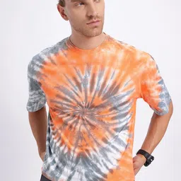 glitchez Drop-Shoulder Dyed Boxy T-shirt-image-32
