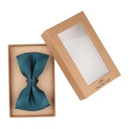 The Tie Hub Men Striped Microfiber Bow Tie-image-69