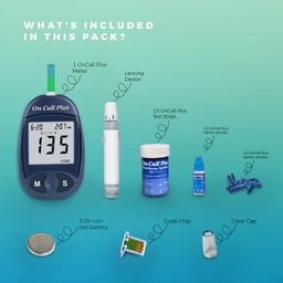 On Call Blood Glucose Test Kit – Accurate Sugar Level Monitoring with Glucometer, Strips & Lancets image 4