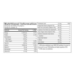 GNC Pro Performance Thermo Burst Plus With Capsimax® | 90 Tablets | Burns Stored Fats | Boosts Energy & Focus | Increases Metabolism | Prevents Unhealthy Cravings | Promotes Healthy Waist-To-Hip Ratio image 4