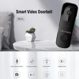 SafeOBuddy Smart Video Doorbell | Smart WiFi Configuration Two Way communicaton | Record & Capture | Waterproof and Durable image 2