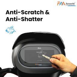 Favourite Auto Accessories Unbreakable Glossy Screen Protector for Ola S1 X & S1 X Plus image 3