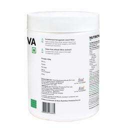 Nutrova Functional Fibre, Blend of Soluble & Insoluble Fibre, Optimized Prebiotic To Support Gut Health, Improves Digestion, Clinically Studied In India, Zero Sugar, Lemon Flavour, Sweetened with Stevia - Easy To Mix. 420 Gm image 2