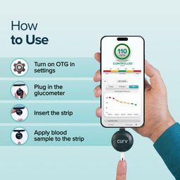 BeatO CURV - Glucometer Test Strips | Blood Glucose Test Strips for Sugar Machine (100 Test Strips Only) image 5