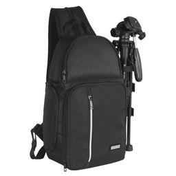 sidrum Camera Bag for DSLR, Lenses, Tripod | Dlsr Backpack Convertible Sling bag | Zippered design in front and side for quick access camera and lens. image 1