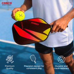 Cosco Punch Pickle Racket Carbon Fiber Material Durable, Lightweight Pickleball Racket image 3