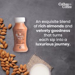 Cothas Badam Milk made with Real-Toned Milk 150ml Pack of 6 image 2