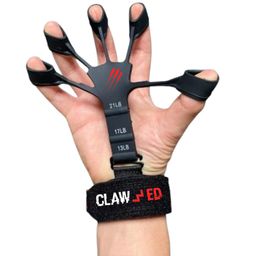 CLAWWED 2pcs Adjustable Finger Exerciser | Hand Gripper Strengthener | Forearm and Wrist Trainer For Flexibility and Strength | Recovery For Carpal Tunnel And Arthritis | Grey and Black set image 2