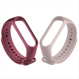Inefable® Mi Band 3 & 4 Strap Band Wristband Strap Compatible with Mi Band M3 & M4 Original Device Not Included | image 1