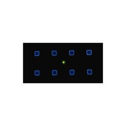 Dizihomes Touch 8 Port Modular WiFi Smart Switch Board, 7 Port 6A and 1 Port 16A (Black) image 1