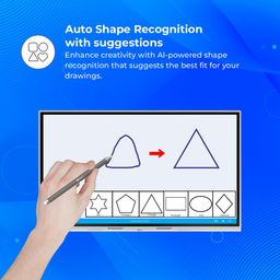 Trueview TrueBoard AiO ADPM Interactive Flat Panel Display 4K Ultra HD Touchscreen 20-Point Zero Bonding Infrared Touch Smart Whiteboard Built-in Android & Optional Windows. (75) image 5