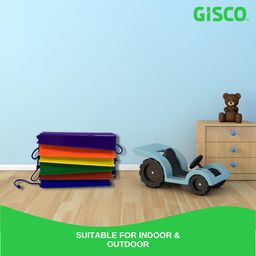 GISCO Kids Balance Walking Tubs Kids Stepping Tubs | Non-Slip Textured Surface and Slip Resistant | Fun Play Game, Improves Balance & Coordination | Set of 6 Rainbow Colors image 5