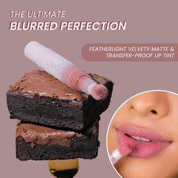 LAMIOR Blurry Fudgy Lip Tint - Combo of 3, Shade - Winter Delight | Ultra Velvety Matte | Transfer Proof & Hydrating Formula | Long-Lasting Lip Tint with Cushion Applicator | Vegan & Cruelty-Free image 3