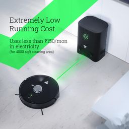 MecTURING S10 ADC Robotic Floor Vacuum Cleaner | with Auto Emptying Station | Superior Suction Power of 10000 Pa | LiDAR NavPro5 Navigation for Home Mapping| 300 min of runtime image 5