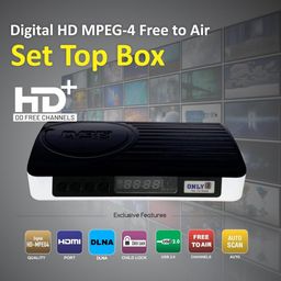 ONLY 1 One Step Ahead ON17W HD Mpeg-4 DD Free Dish Set Top Box with YouTube & DLNA Support (WiFi Dongle Included) image 4