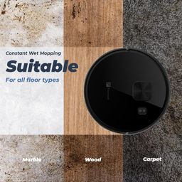 Flexnest 3-in-1 Laser Robot Vacuum Cleaner, 2024 New Launch, Powerful Suction, Long Battery, Advanced Navigation Technology & Smart Mapping - Black image 5
