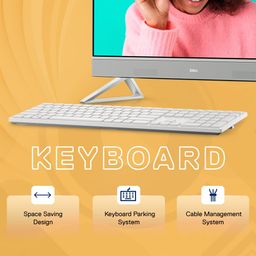 Dell All-in-One PC Inspiron 5410, Intel Core i5-1235U Processor/ 8GB/ 512GB/ 23.8" (60.45cm) FHD/Windows 11 + MSO'21/ Pro Wireless Keyboard + Mouse/ 3 Years Onsite Hardware Service/White/ 5.39kg image 5