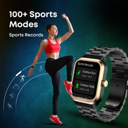 Fastrack Limitless FS2 Classic Smart Watch, 1.83” TFT Display, 240 * 284 Pixel Resolution, SingleSync BT Calling, AI Voice Assistant, 100+ Sports Modes & Smartwatch Faces, IP68 (Gun) image 5