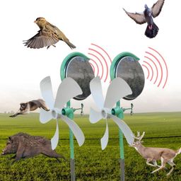 Generic Wind Bird & Animal Repeller for Home and Farm Protection Pack of 2 image 1